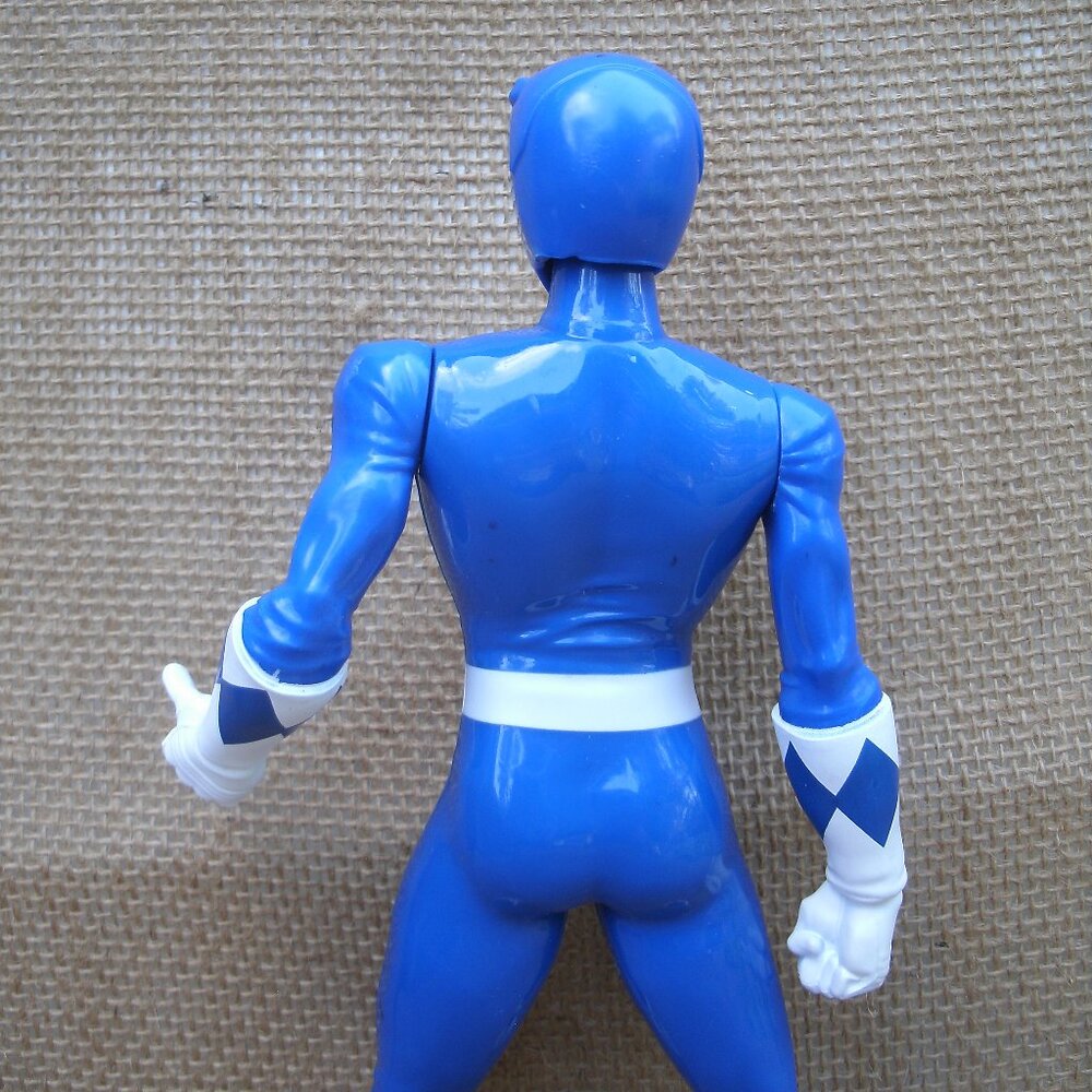 Power Rangers Blue Ranger Plastic Figure Hasbro 2020 - Picture 13 of 14